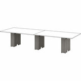 Lorell Essentials Table Base, 23.6" x 7.9" x 28.5", Weathered Charcoal (LLR16303) Each