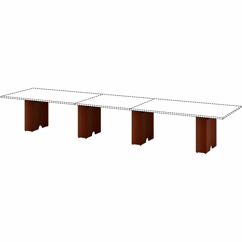 Lorell Essentials Modular Conference Tables, 23.6" x 7.9" x 28.5", Mahogany (LLR16300) Each