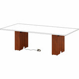 Lorell Essentials Modular Conference Tables, 23.6" x 7.9" x 28.5", Cherry (LLR16301) Each