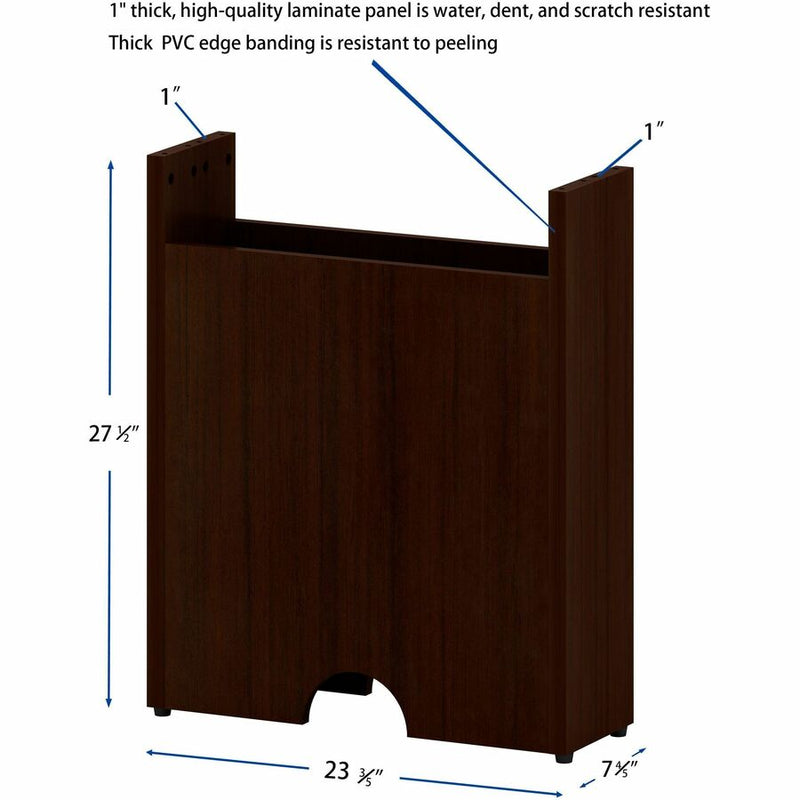 Lorell Essentials Modular Conference Tables, 23.6" x 7.9" x 28.5", Espresso (LLR16304) Each