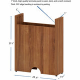 Lorell Essentials Modular Conference Tables, 23.6" x 7.9" x 28.5", Walnut (LLR16302) Each