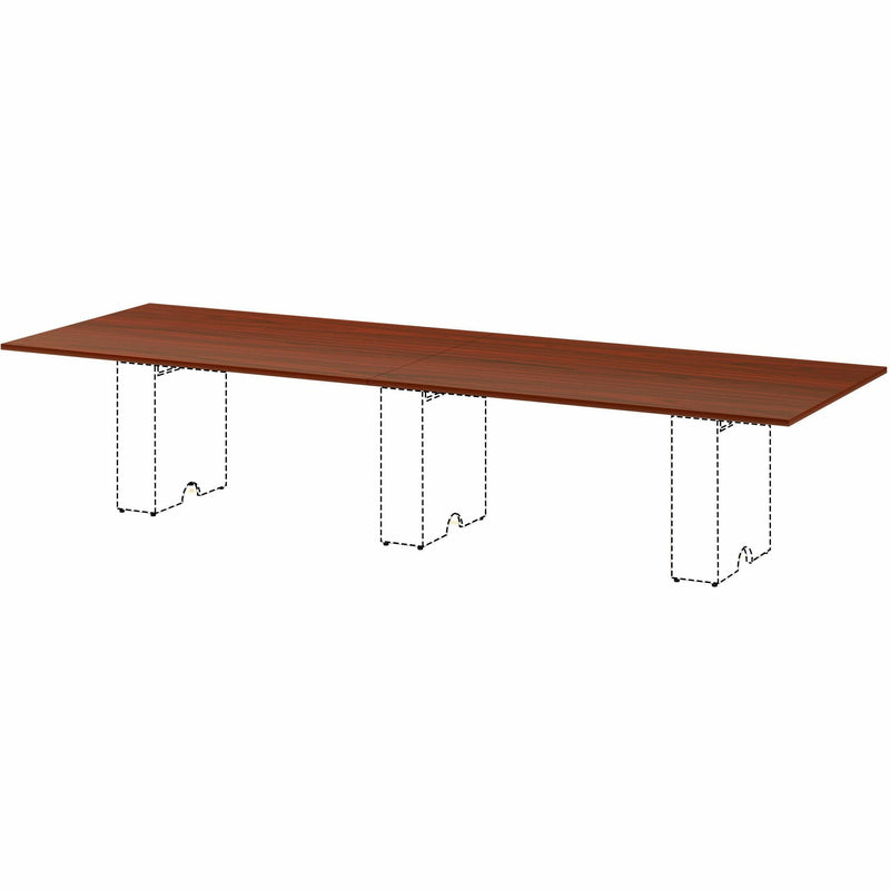 Lorell Essentials Modular Conference Tables, 59" x 47" x 1", Band Edge, Mahogany Table Top (LLR16320) Each