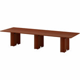 Lorell Essentials Modular Conference Tables, 59" x 47" x 1", Band Edge, Mahogany Table Top (LLR16320) Each