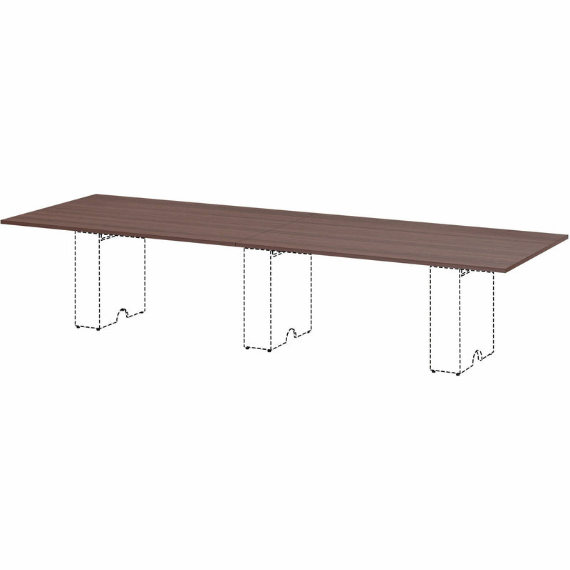 Lorell Essentials Modular Conference Tables, 59" x 47" x 1", Band Edge, Espresso Table Top (LLR16324) Each