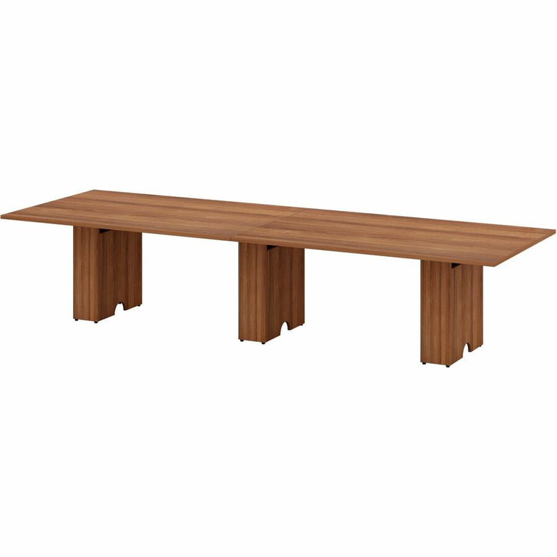 Lorell Essentials Modular Conference Tables, 59" x 47" x 1", Band Edge, Walnut Table Top (LLR16322) Each