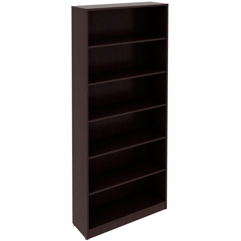 Lorell Laminate Bookcases, 36" Width x 12" Depth x 84" Height, 6 x Shelves, Espresso (LLR18248) Each