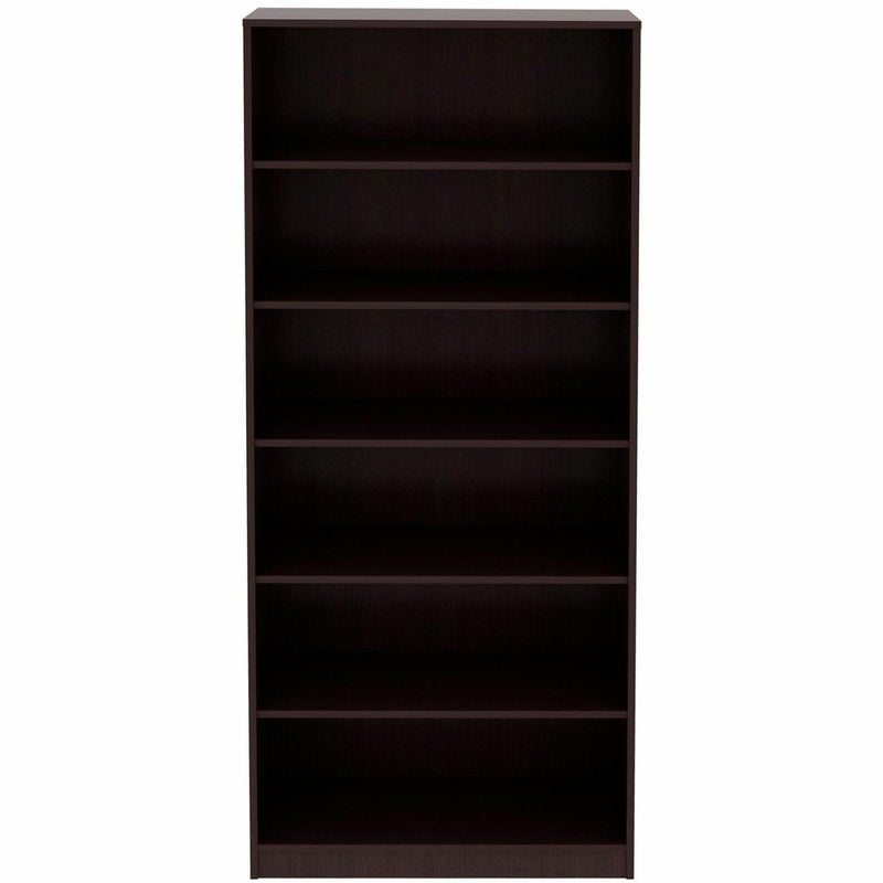 Lorell Laminate Bookcases, 36" Width x 12" Depth x 84" Height, 6 x Shelves, Espresso (LLR18248) Each