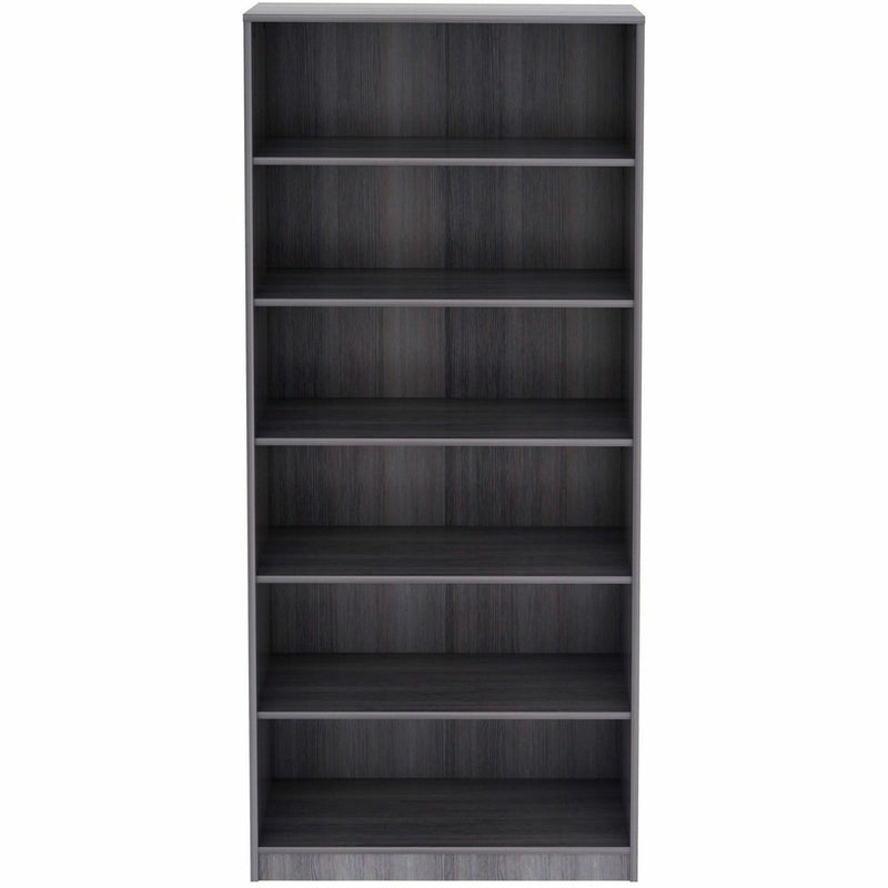 Lorell Laminate Bookcases, 36" Width x 12" Depth x 84" Height, 6 x Shelves, Weathered Charcoal (LLR69665) Each