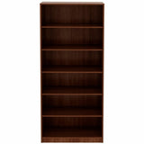 Lorell Laminate Bookcases, 36" Width x 12" Depth x 84" Height, 6 x Shelves, Walnut (LLR99752) Each