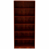 Lorell Laminate Bookcases, 36" Width x 12" Depth x 84" Height, 6 x Shelves, Cherry (LLR99751) Each