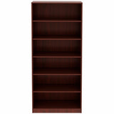 Lorell Laminate Bookcases, 36" Width x 12" Depth x 84" Height, 6 x Shelves, Mahogany (LLR99750) Each