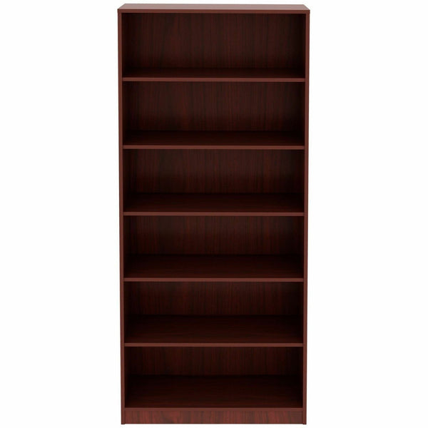 Lorell Laminate Bookcases, 36" Width x 12" Depth x 84" Height, 6 x Shelves, Mahogany (LLR99750) Each