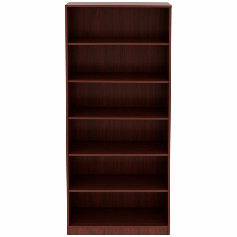 Lorell Laminate Bookcases, 36" Width x 12" Depth x 84" Height, 6 x Shelves, Mahogany (LLR99750) Each