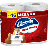 Charmin Mega Roll Bath Tissue, 2 Ply, 200 Sheets/Roll, White, 4/Pack (PGC13220PK) Pack of 4