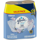 Glade Automatic Spray Refill Value Pack, 12.4 fl oz, 70 Day, Long Lasting, 2/Pack, 3/Carton (SJN375366CT) Case of 3