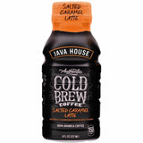 Java House Bottle Authentic Cold Brew Salted Caramel Latte, 8 oz Per Bottle, 12/Box (SNHFA10L040) Box of 12