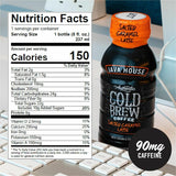 Java House Bottle Authentic Cold Brew Salted Caramel Latte, 8 oz Per Bottle, 12/Box (SNHFA10L040) Box of 12