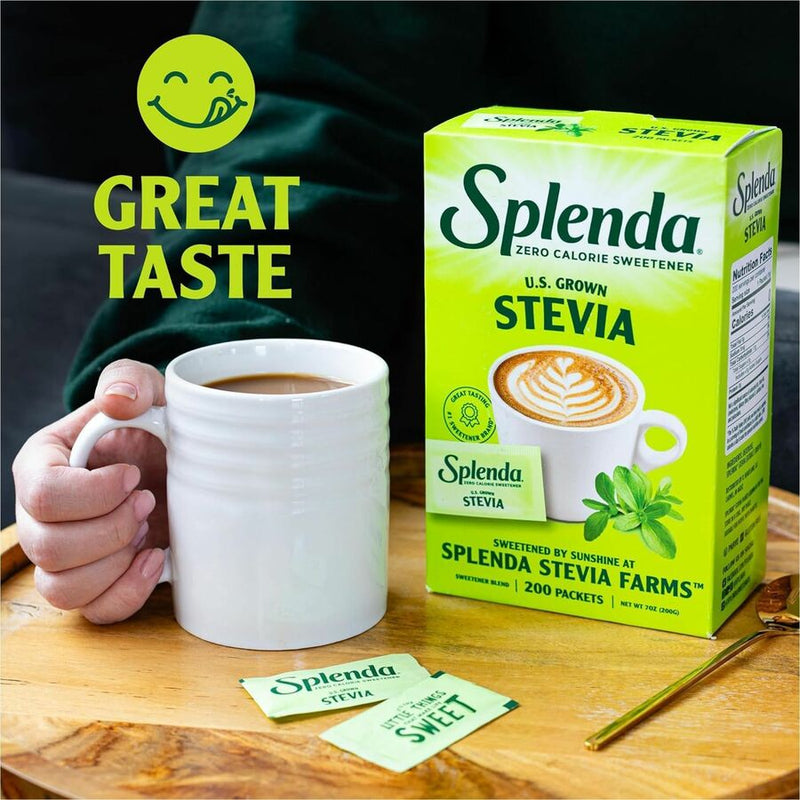 Splenda Single-serve Sweetener Packets, 0.035 oz (1 g), 200/Box (SNHSP82000310) Box of 200