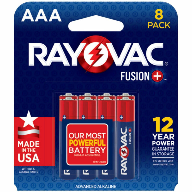 Rayovac Fusion Battery, AAA, 4/Carton (RAY8248TFUS1CT) Case of 4