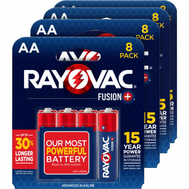 Rayovac Fusion Battery, AA, 4/Carton (RAY8158TFUSCT) Case of 4