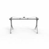 Lorell Spry Nesting Training Table Base, Silver Folding Base, 2 Legs, 29.50" Height (LLR60758) Each