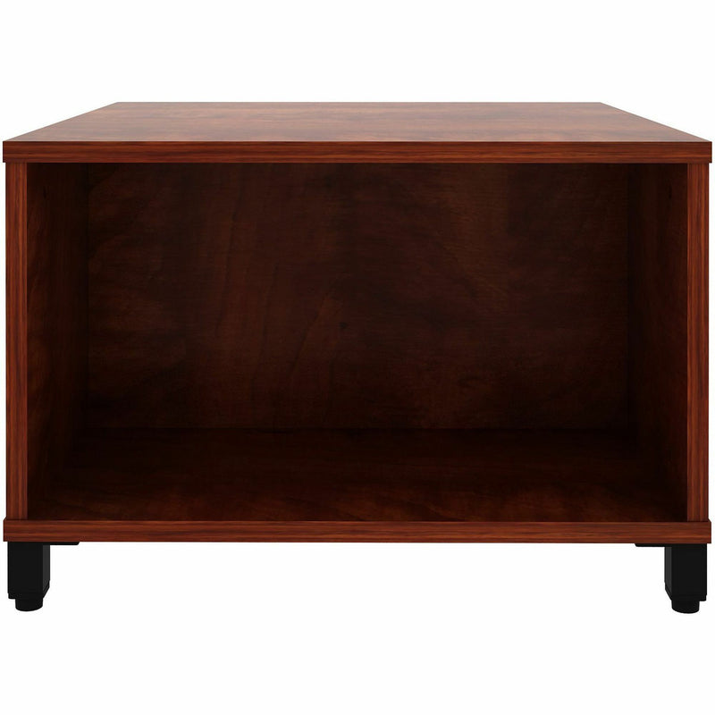 Lorell Reception Table, Height Adjustable x 24" Table Top Width x 24" Table Top Depth, 20" Height, Cherry (LLR69201) Each