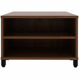 Lorell Reception Table, Height Adjustable x 24" Table Top Width x 24" Table Top Depth, 20" Height, Walnut (LLR69202) Each