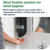 TORK S4 Soap and Sanitizer Dispenser, Black (TRK581508) Case of 6