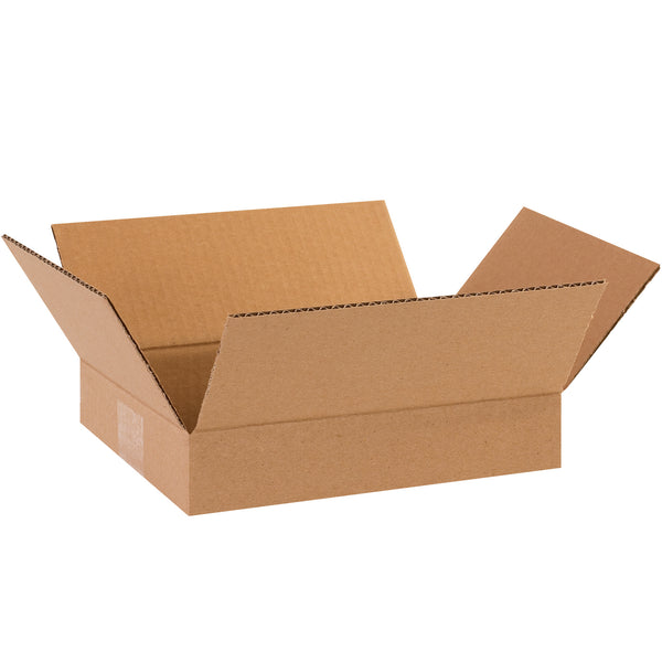 10 x 8 x 2" Flat Corrugated Boxes, Bundle Of 25 Bundle Of 25