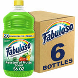 Fabuloso All-Purpose Cleaner, 56 fl oz, Passion of Fruits, Fresh Floral Scent, 6/Carton (CPC153043) Case of 6