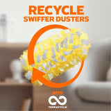 Swiffer Unscented Duster Kit, Fiber Bristle, 36" Handle Length, Yellow, 4/Carton (PGC89114) Case of 4