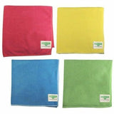 Unger MicroWipe 2000 Medium-Duty Microfiber Cloth, Green, 10/Carton (UNGMB400) Case of 10