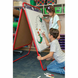 Pacon Pacon Easel Pad, Non-Adhesive, White, 1 in grid ruled 27" x 34", 50 Sheets, White Sheet Color, 4/Carton (DIXP3387) Case of 4 Boxes