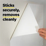 3M Easy Erase Permanent Marker Whiteboard Sheets, White (MMMEESH2PKSIOC) Each