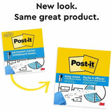 3M Easy Erase Permanent Marker Whiteboard Sheets, White (MMMEESH2PKSIOC) Each