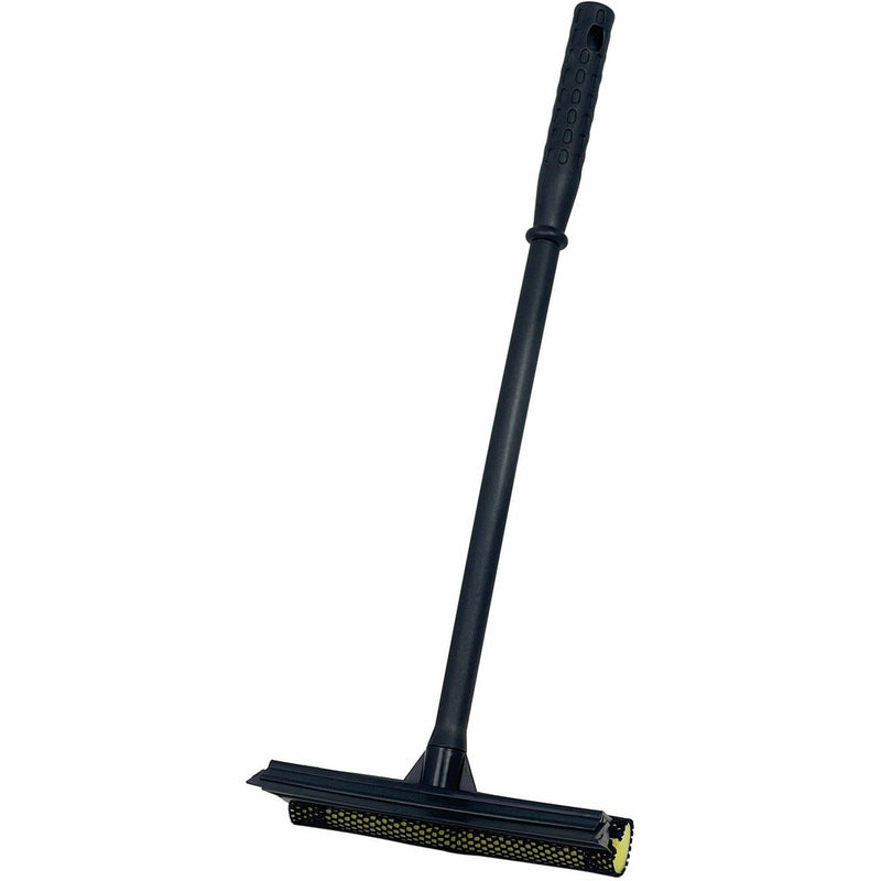 Genuine Joe Window Cleaner/Squeegee Tool, 20" Polypropylene Handle, Black/Yellow (GJO74580) Each