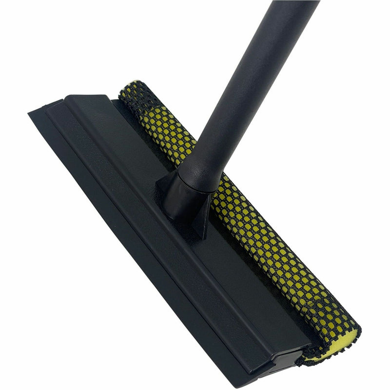 Genuine Joe Window Cleaner/Squeegee Tool, 20" Polypropylene Handle, Black/Yellow (GJO74580) Each