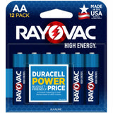 Rayovac Alkaline AA Batteries, 12/Pack (RAY81512T) Pack of 12