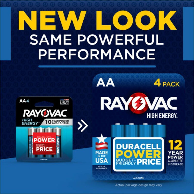 Rayovac Alkaline AA Batteries, 12/Pack (RAY81512T) Pack of 12