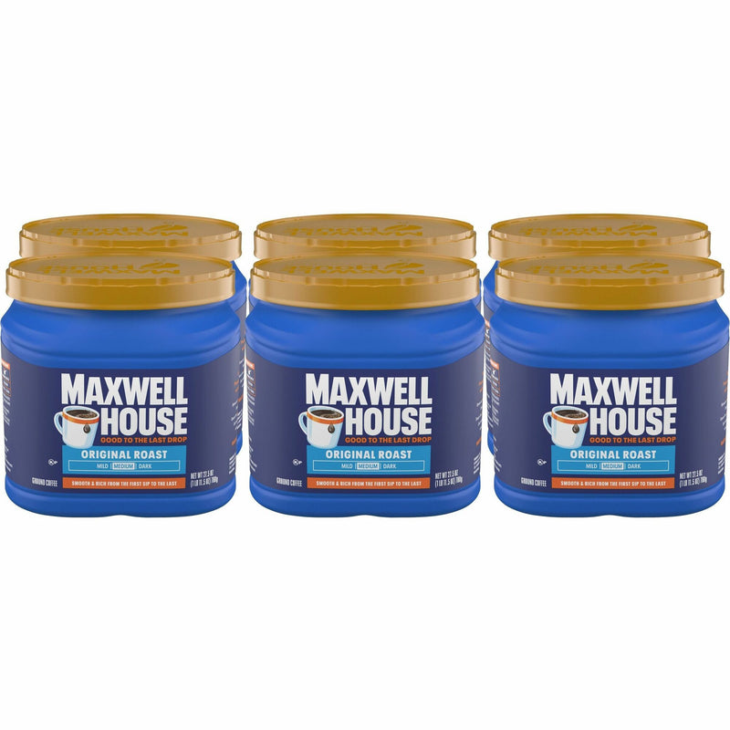 Maxwell House Ground Coffee Brew Pack, Medium, 6/Carton (KRF09422CT) Case of 6