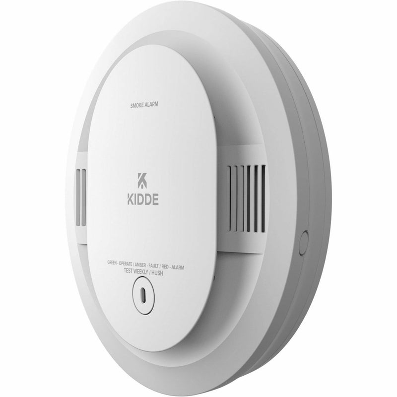 Kidde Smoke Alarm, 85 dB, Visual, Audible, Surface Mount, Wall Mountable, Ceiling Mountable, Red, Green, Amber, White (KID21031447) Each