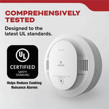 Kidde Smoke Alarm, 85 dB, Visual, Audible, Surface Mount, Wall Mountable, Ceiling Mountable, Red, Green, Amber, White (KID21031447) Each