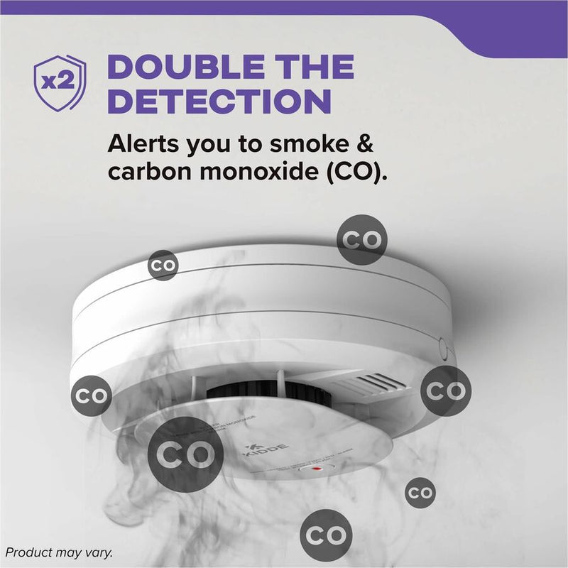 Kidde Combo Carbon Monoxide/Smoke Alarm, 85 dB, Audible, Visual, Surface Mount, Wall Mountable, Ceiling Mountable, Red, Green, Amber, White (KID21031502) Each