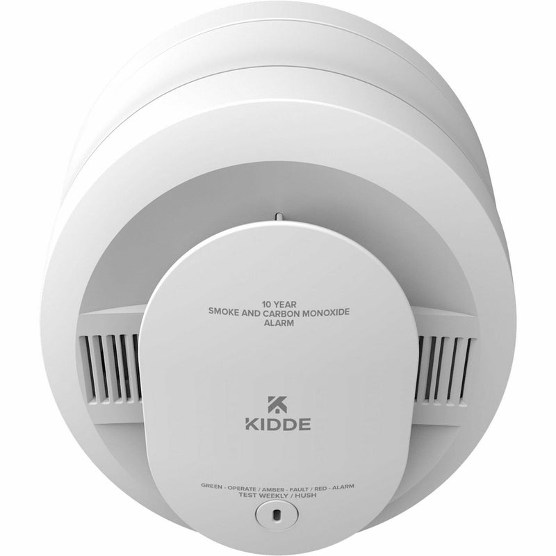 Kidde Combo Carbon Monoxide/Smoke Alarm, 85 dB, Audible, Visual, Surface Mount, Wall Mountable, Ceiling Mountable, Red, Green, Amber, White (KID21031502) Each