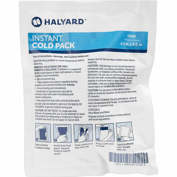 Halyard Instant Cold Pack, 24/Carton, Latex-free, Non-sterile, Portable (HLYKICP026786) Case of 24