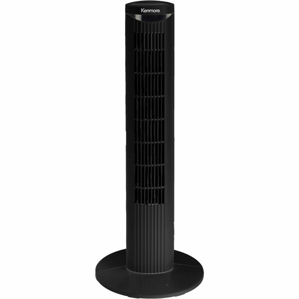ESM Bladeless Tower Fan, 3 Speed, Oscillating, Bladeless, Compact, Timer, Energy Efficient, Black (ESMKM60014BK) Each