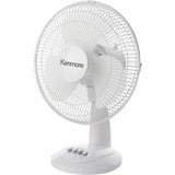 ESM Oscillating Fan, 3 Speed, Oscillating, Air Circulation, White (ESMKM60007WH) Each