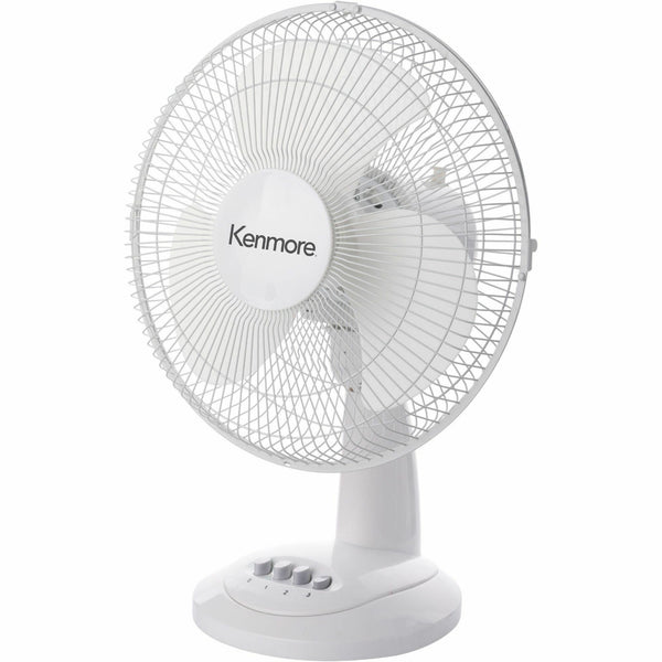 ESM Oscillating Fan, 3 Speed, Oscillating, Air Circulation, White (ESMKM60007WH) Each