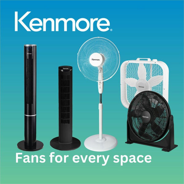 ESM 12" Pedestal Fan, 3 Speed, Timer, White (ESMKM60035WH) Each