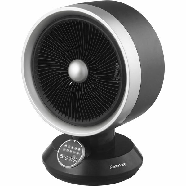 ESM Desk Fan & Heater Combo, 2 x Heat Settings, Black (ESMKM60079BK) Each